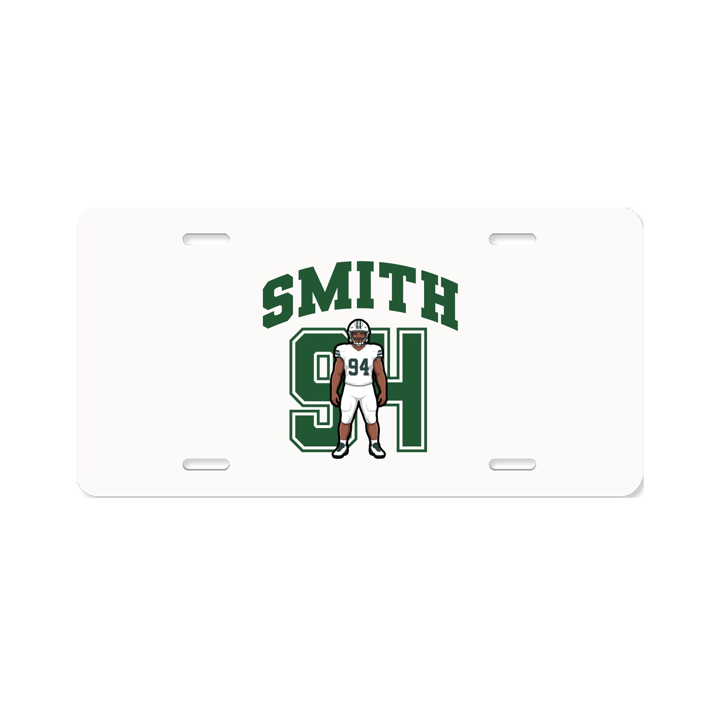 License Plate — Number in Classic