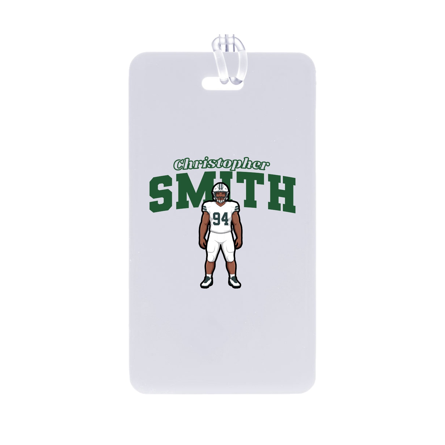 Bag Tag — Name Arch in Classic