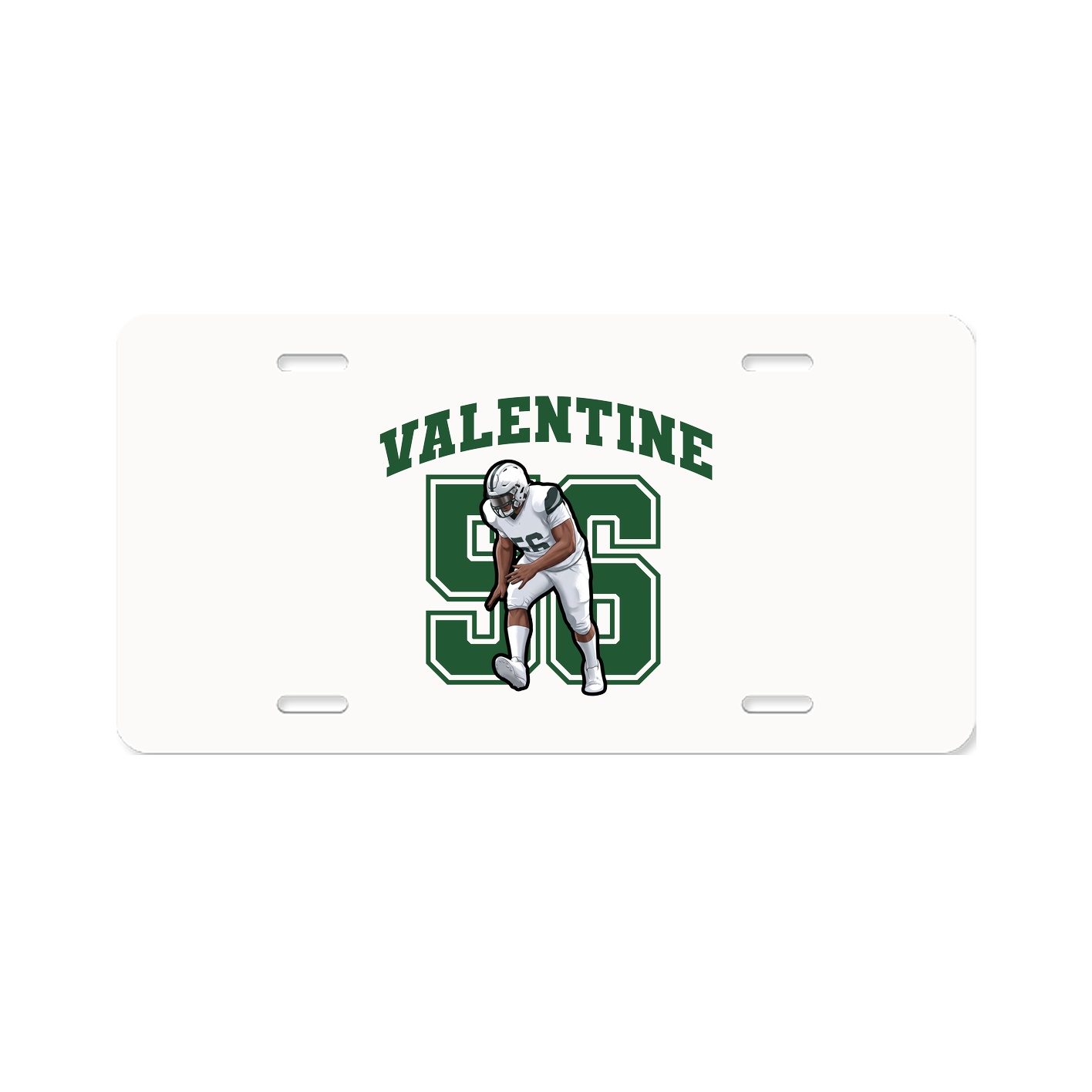 License Plate — Number in Classic