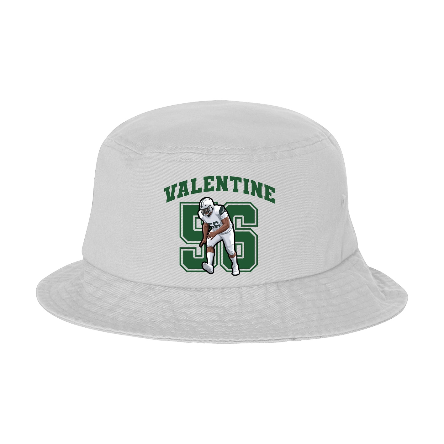 Bucket Cap — Number in White