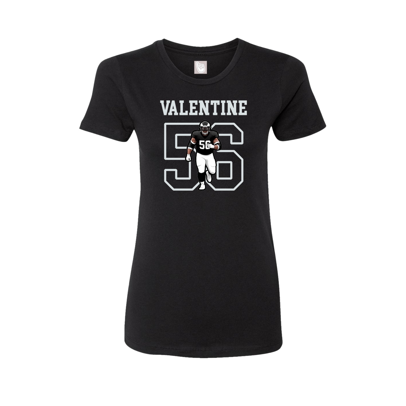 Fitted Women's Tee — Shirsey in Black