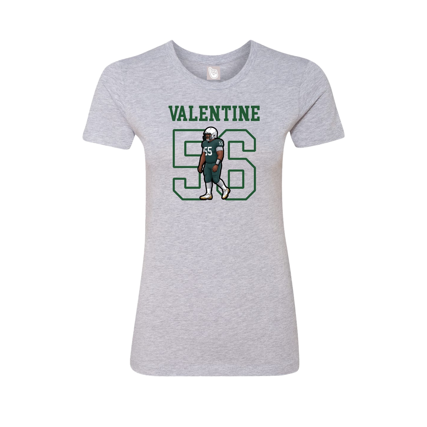 Fitted Women's Tee — Shirsey in Grey