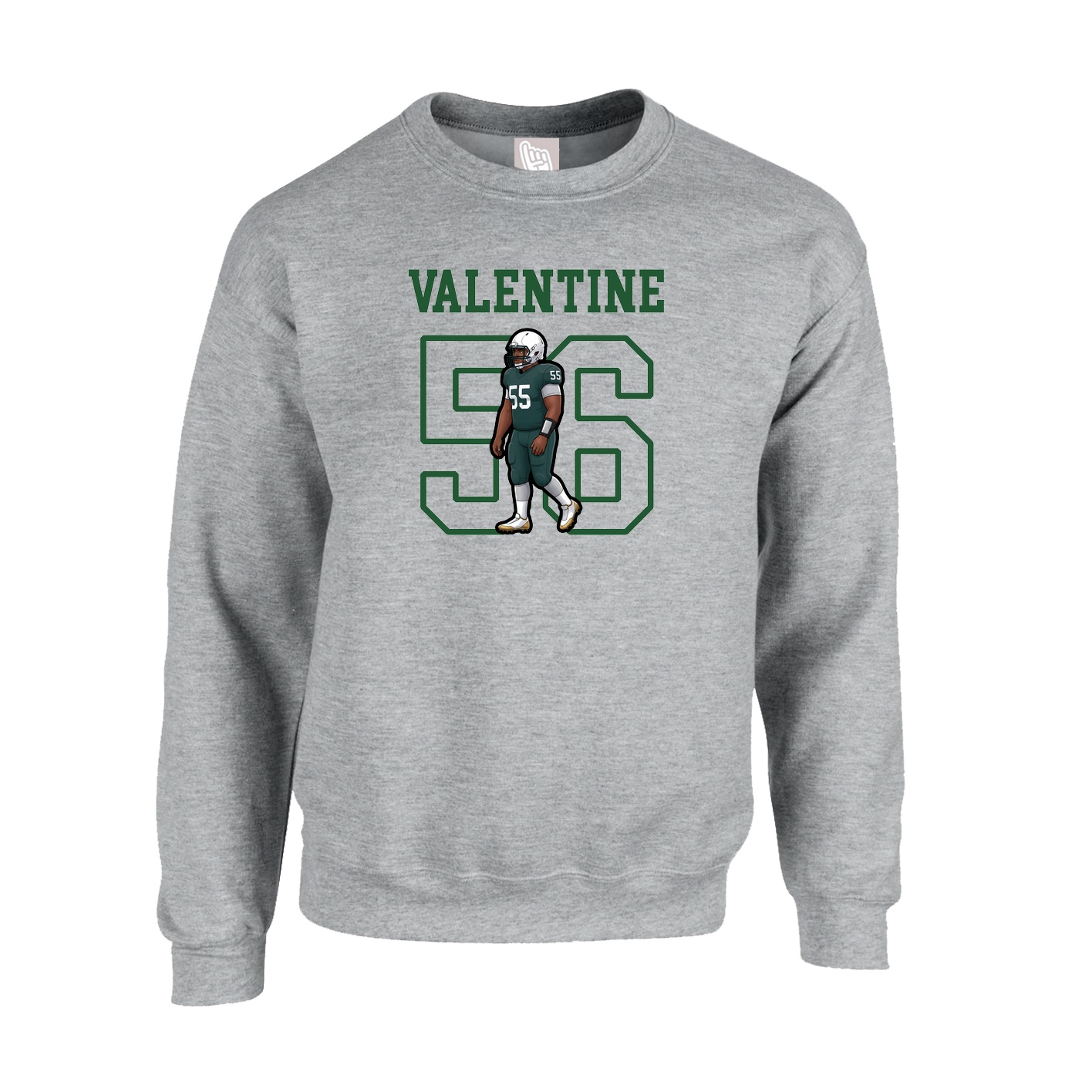 Fleece Crew — Shirsey in Grey