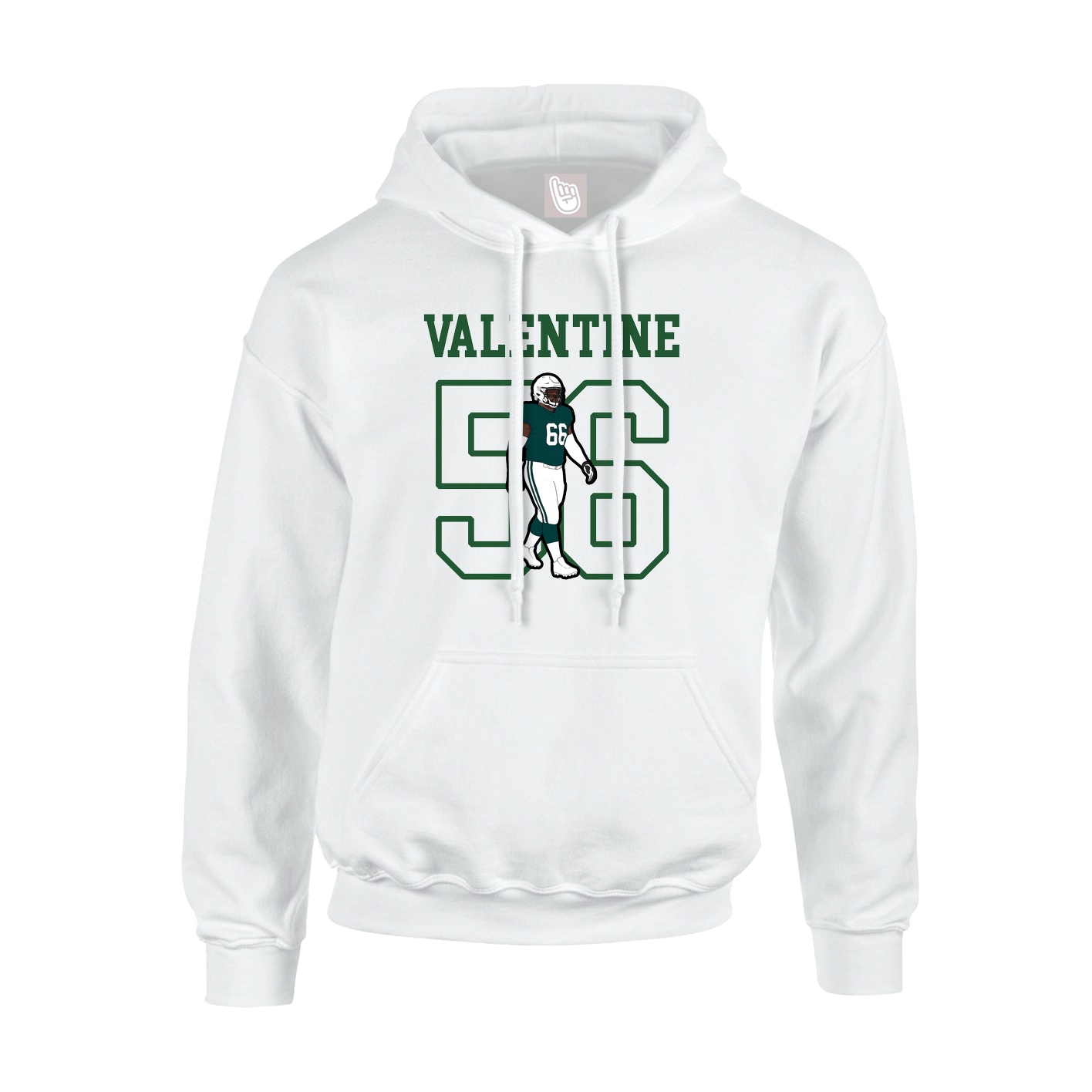 Hoodie — Shirsey in White