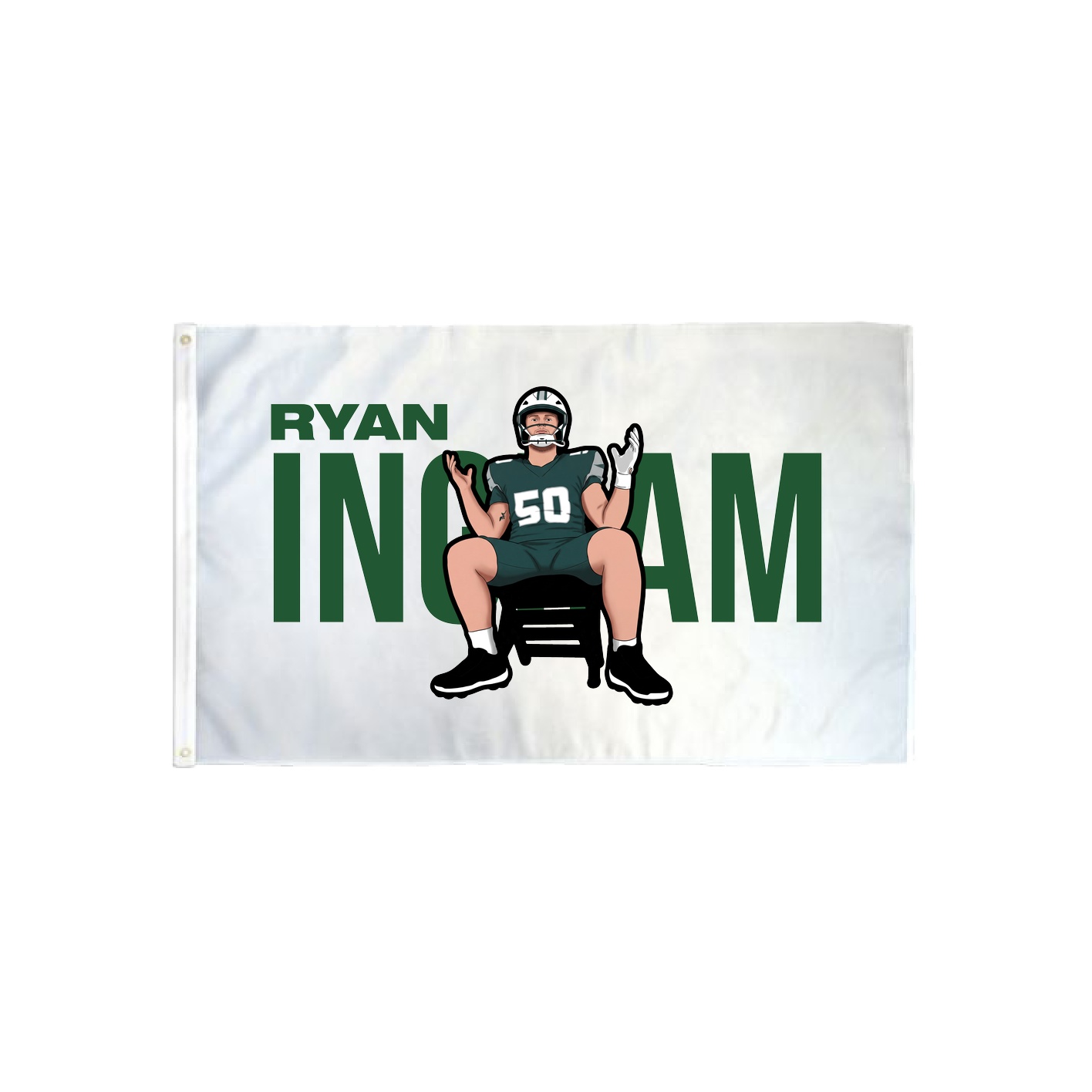 3x5 Flag — Player Name in Classic