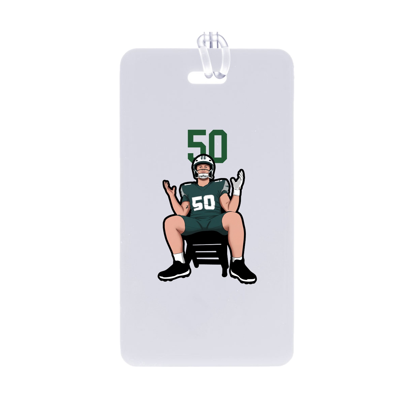 Bag Tag — Number Top in Classic
