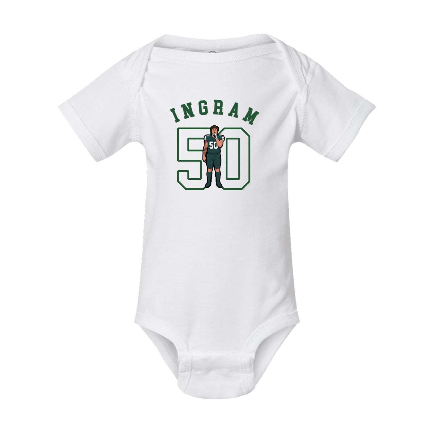 Baby Onesie — Shirsey Arch in White