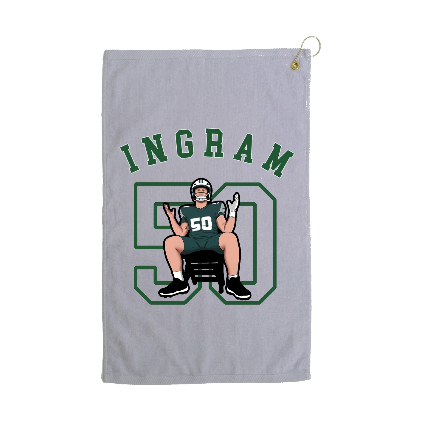 Golf Towel — Shirsey Arch in Grey