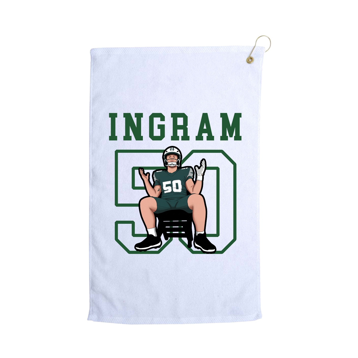 Golf Towel — Shirsey in White