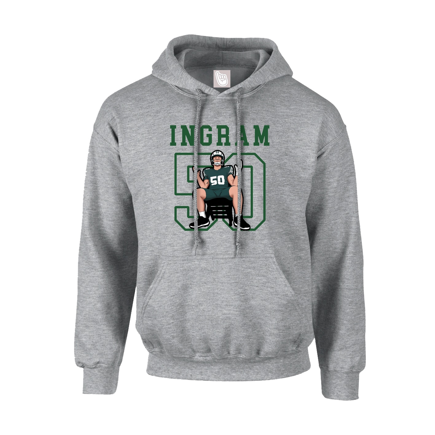 Hoodie — Shirsey in Grey