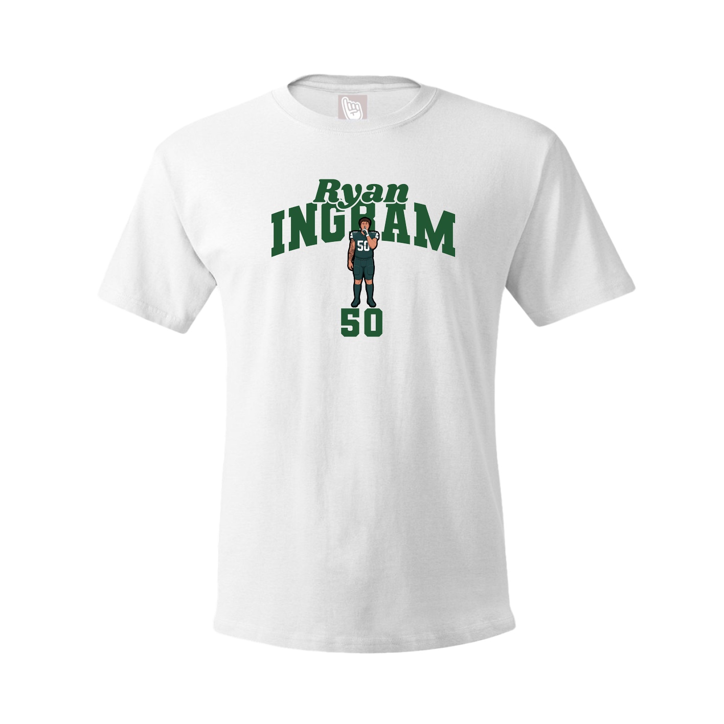 Youth Tee — Signature Arch in White