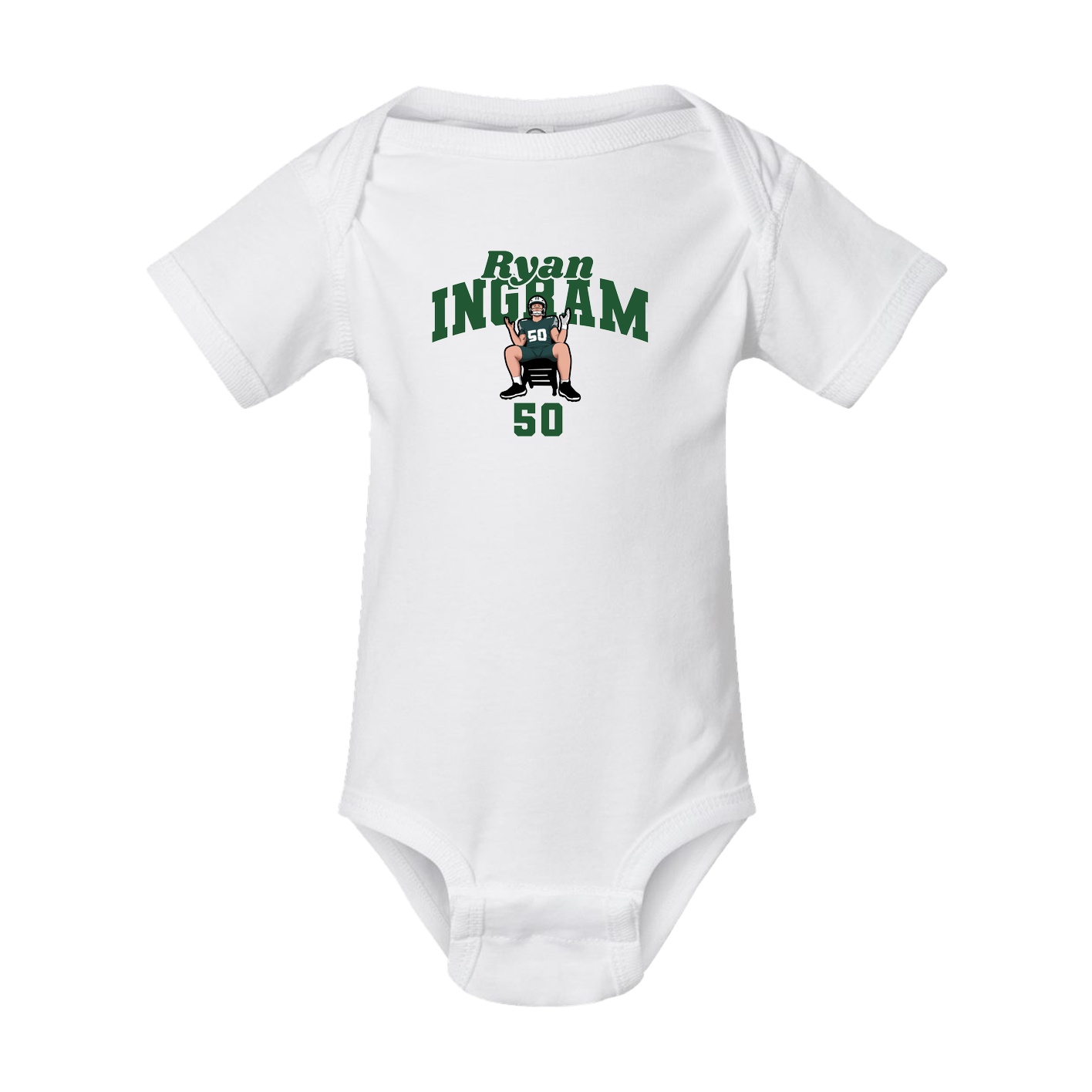 Baby Onesie — Signature Arch in White
