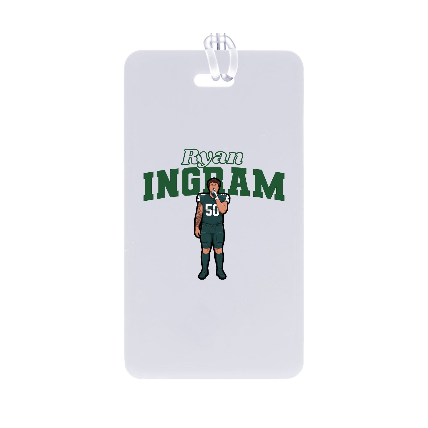 Bag Tag — Name Arch in Classic