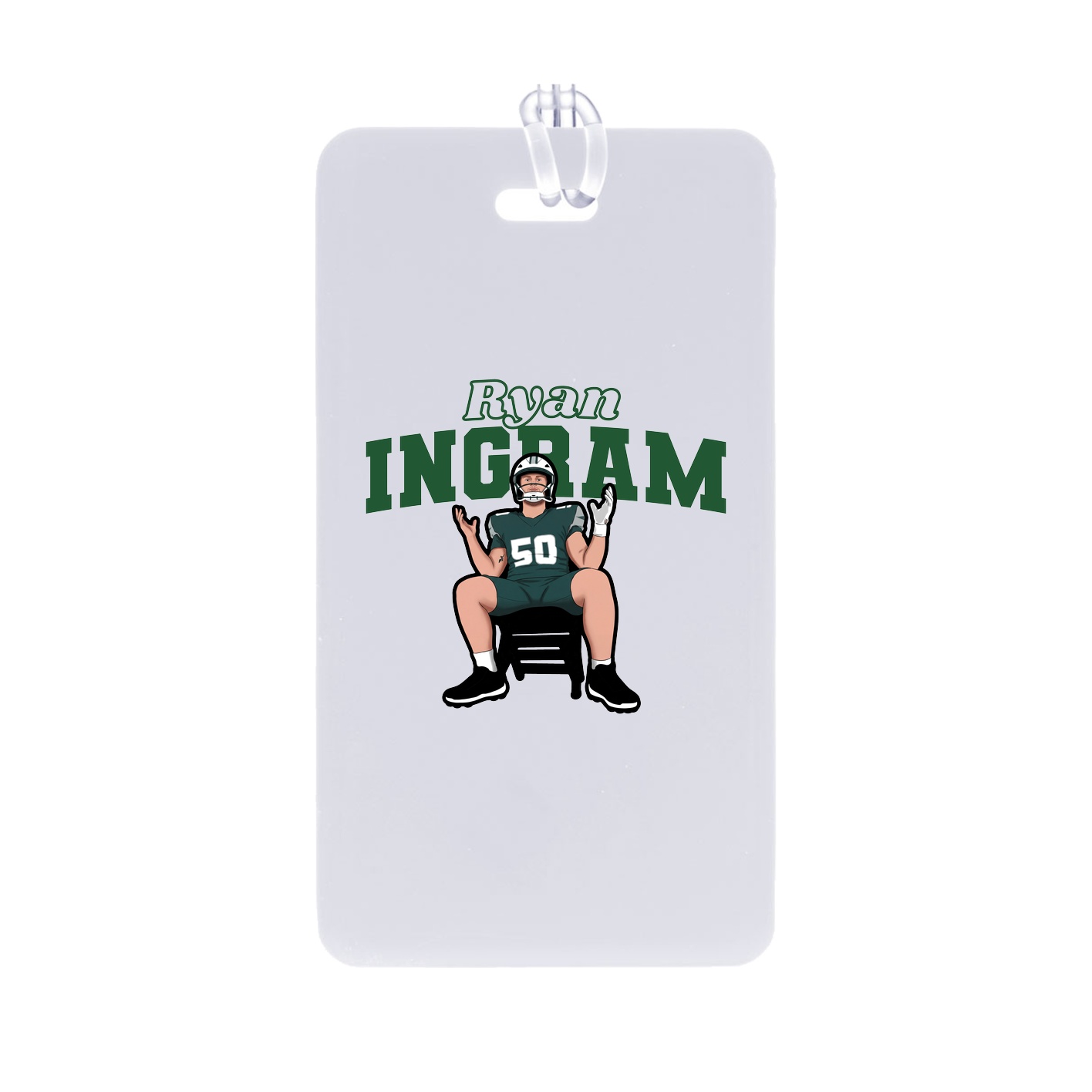 Bag Tag — Name Arch in Classic