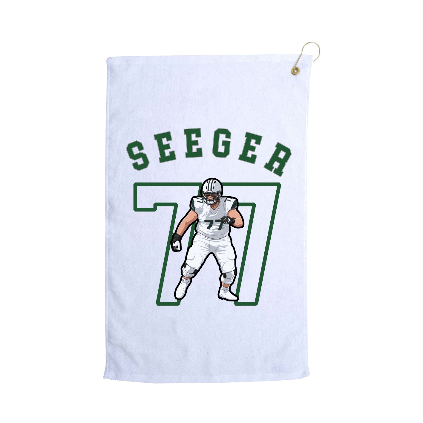 Golf Towel — Shirsey Arch in White