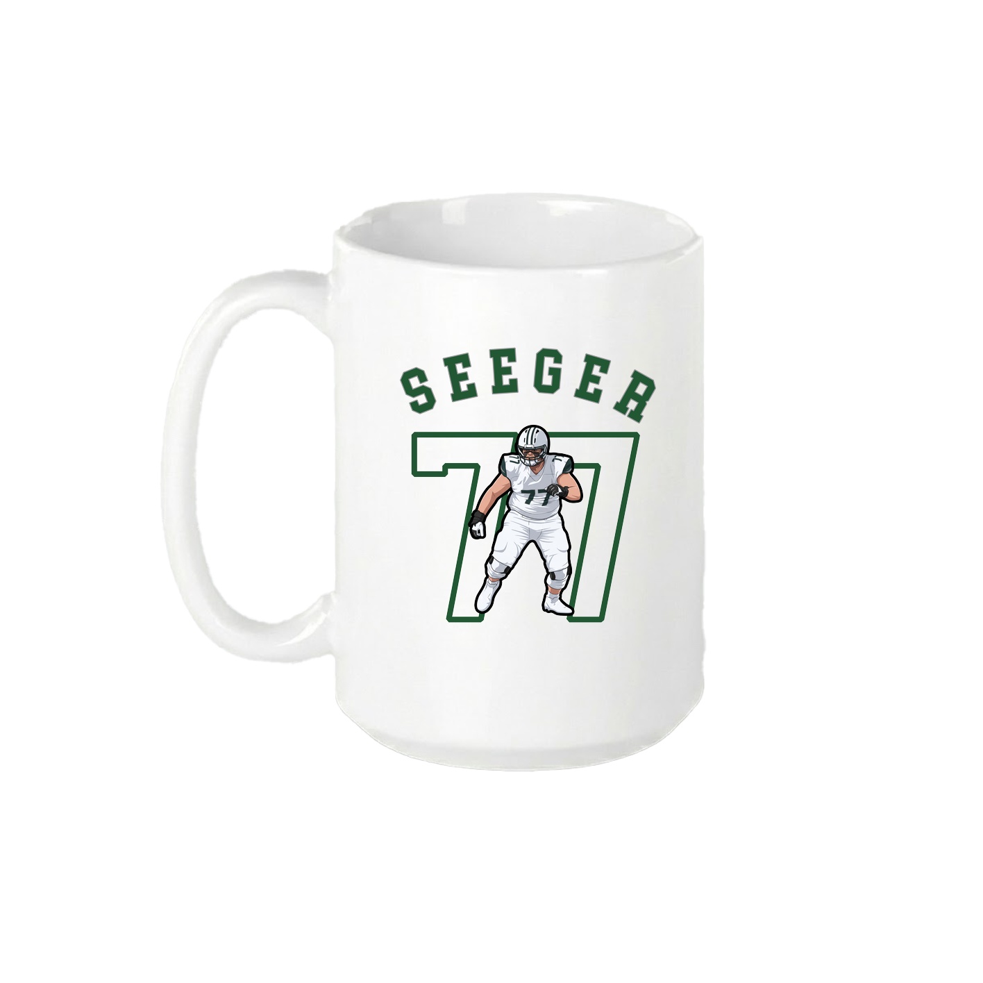 15oz Coffee Mug — Shirsey Arch in White