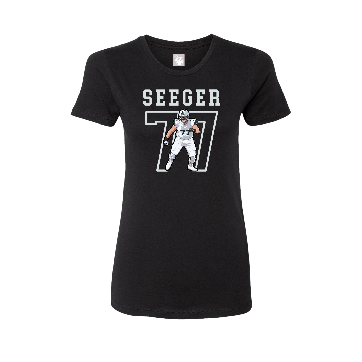 Fitted Women's Tee — Shirsey in Black