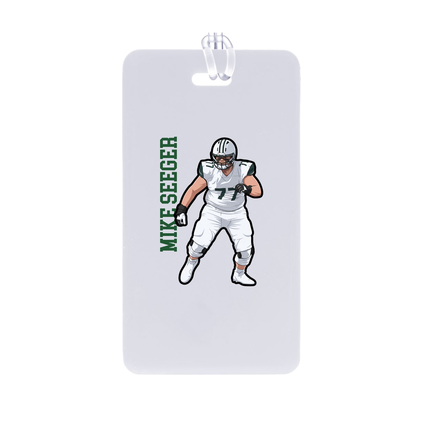 Bag Tag — Name Vertical in Classic