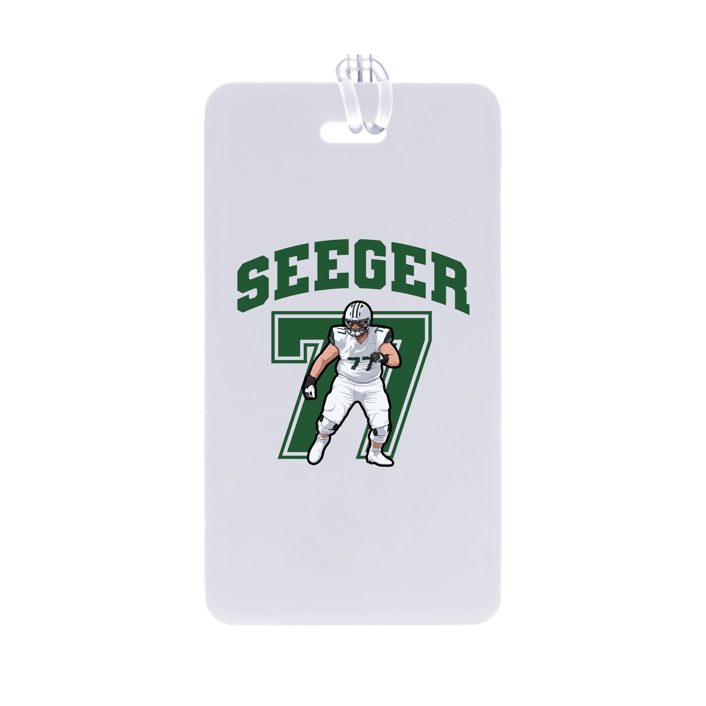 Bag Tag — Number in Classic