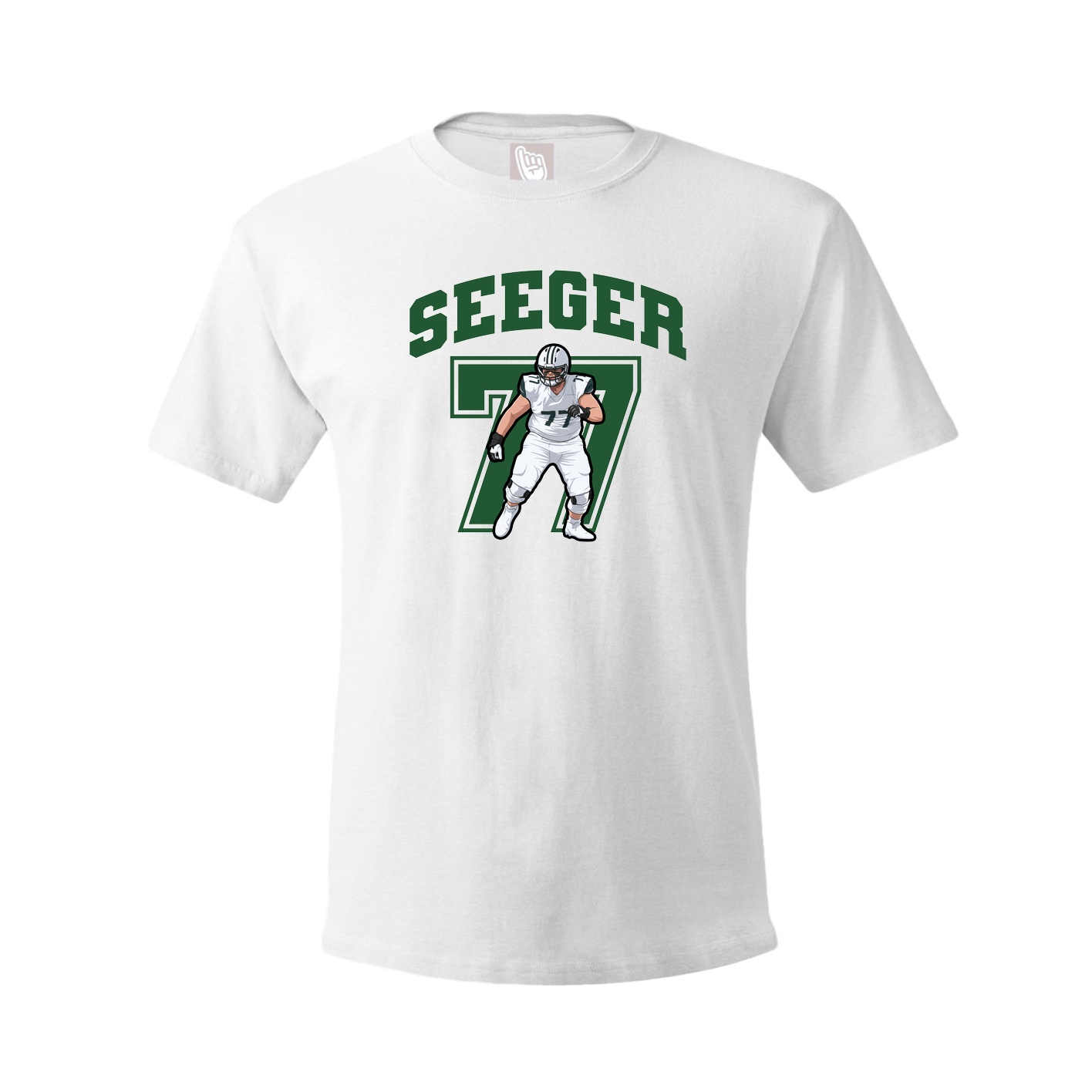 Tee — Number in White