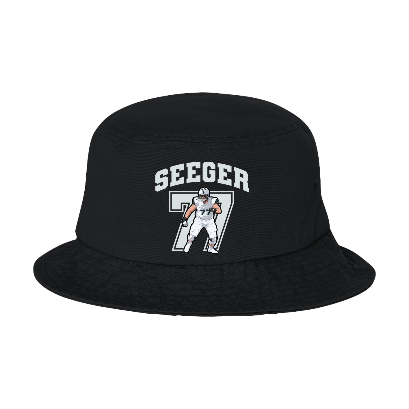 Bucket Cap — Number in Black