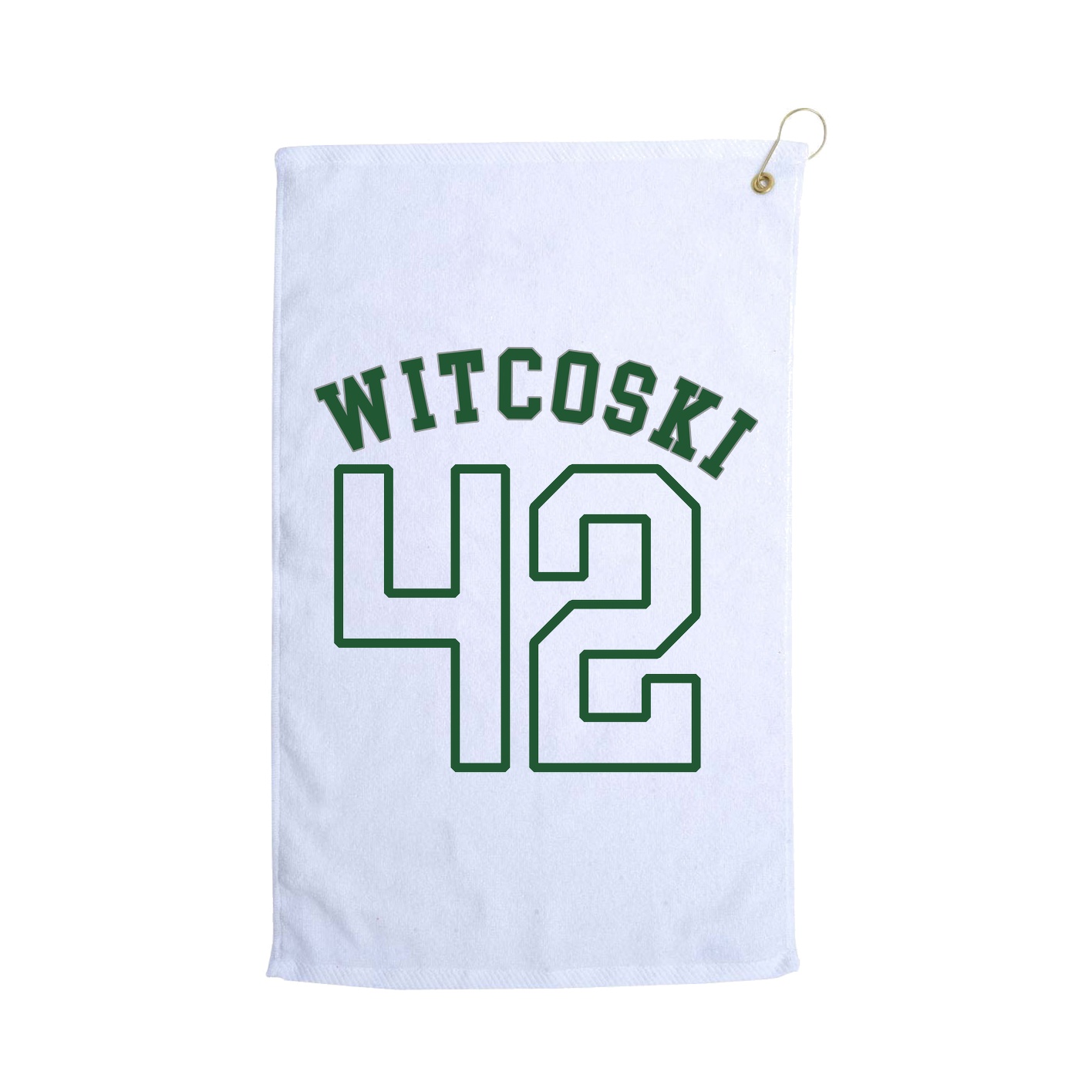 Golf Towel — Shirsey Arch in White