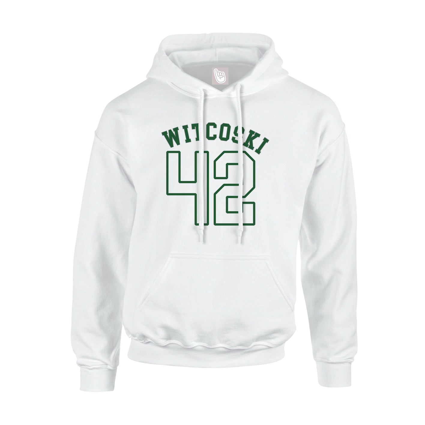 Youth Hoodie — Shirsey Arch in White