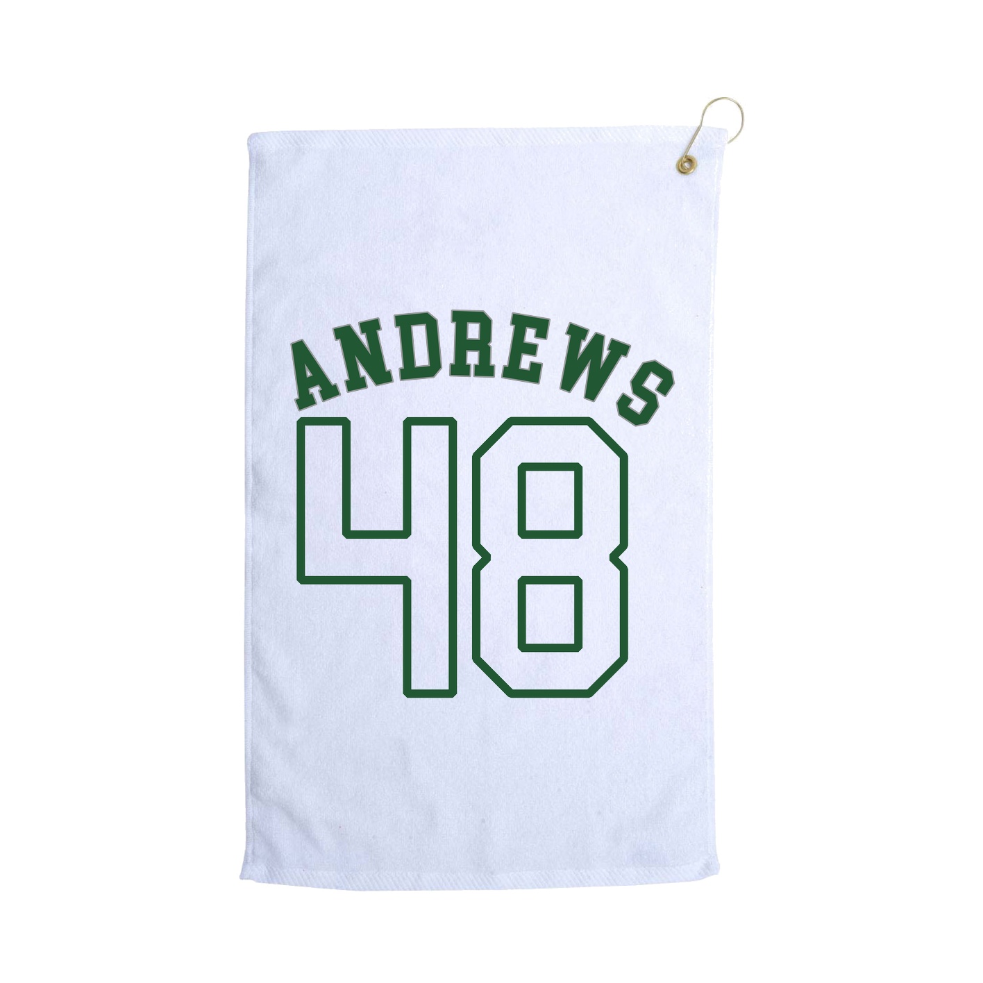 Golf Towel — Shirsey Arch in White