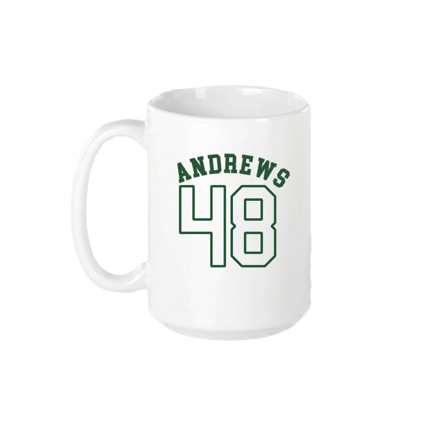 15oz Coffee Mug — Shirsey Arch in White