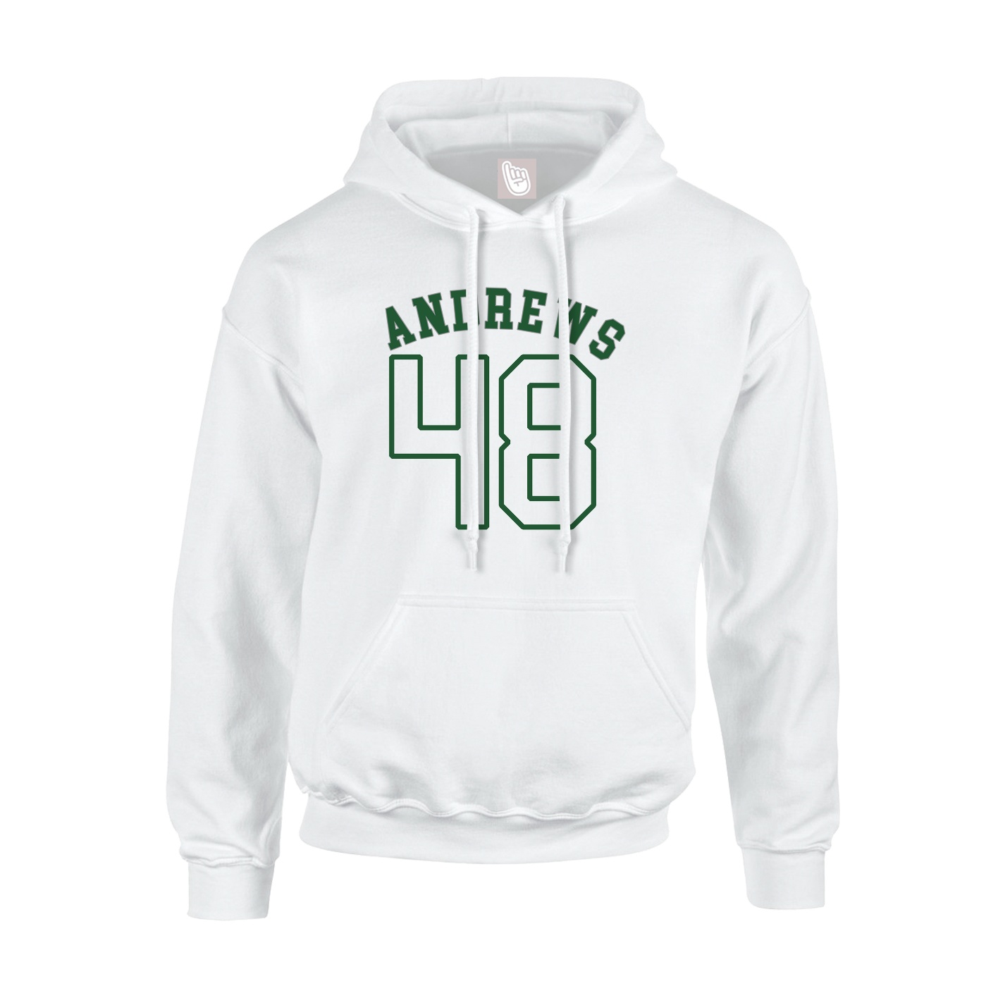 Youth Hoodie — Shirsey Arch in White