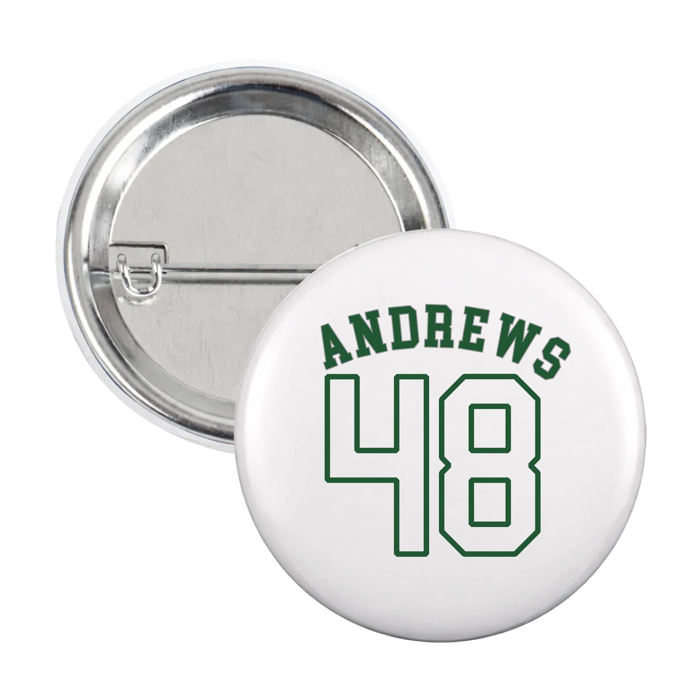 Game Day Button — Shirsey Arch in White