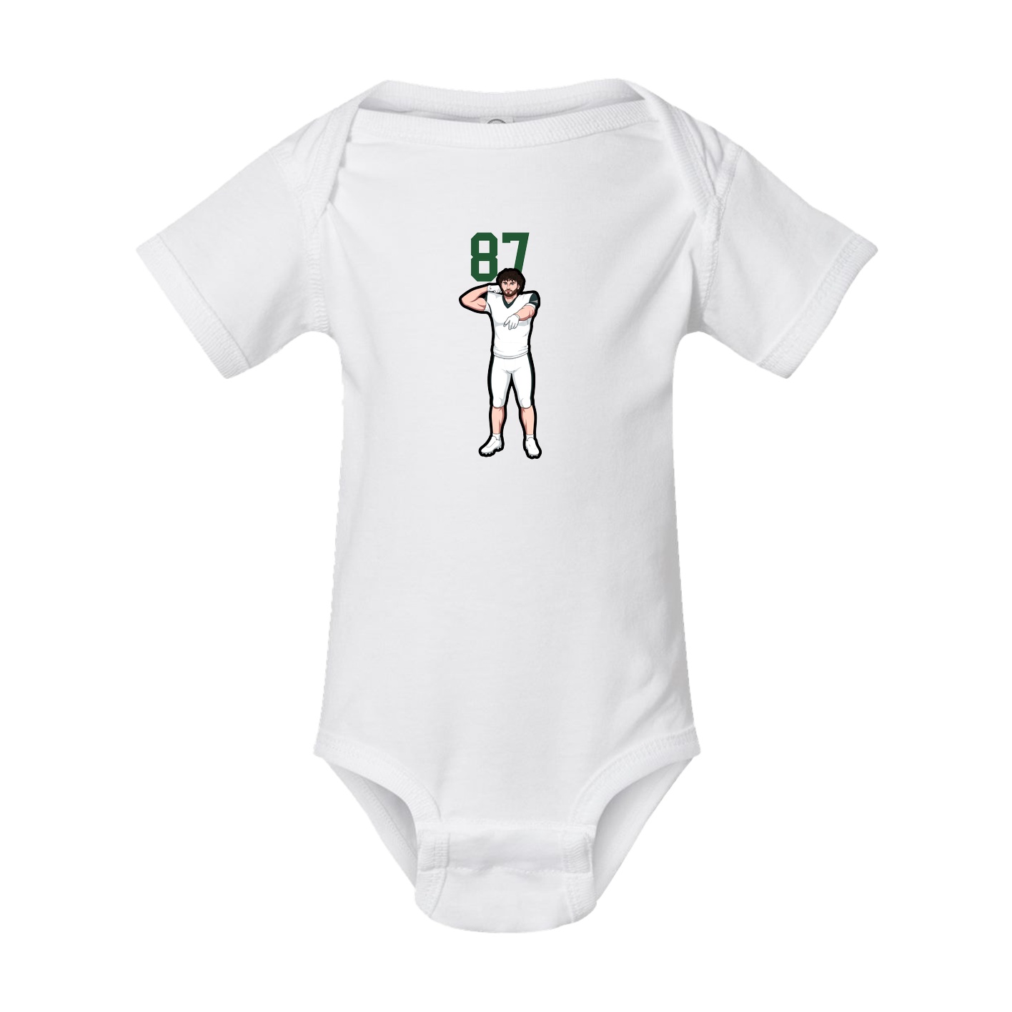Baby Onesie — Number Top in White