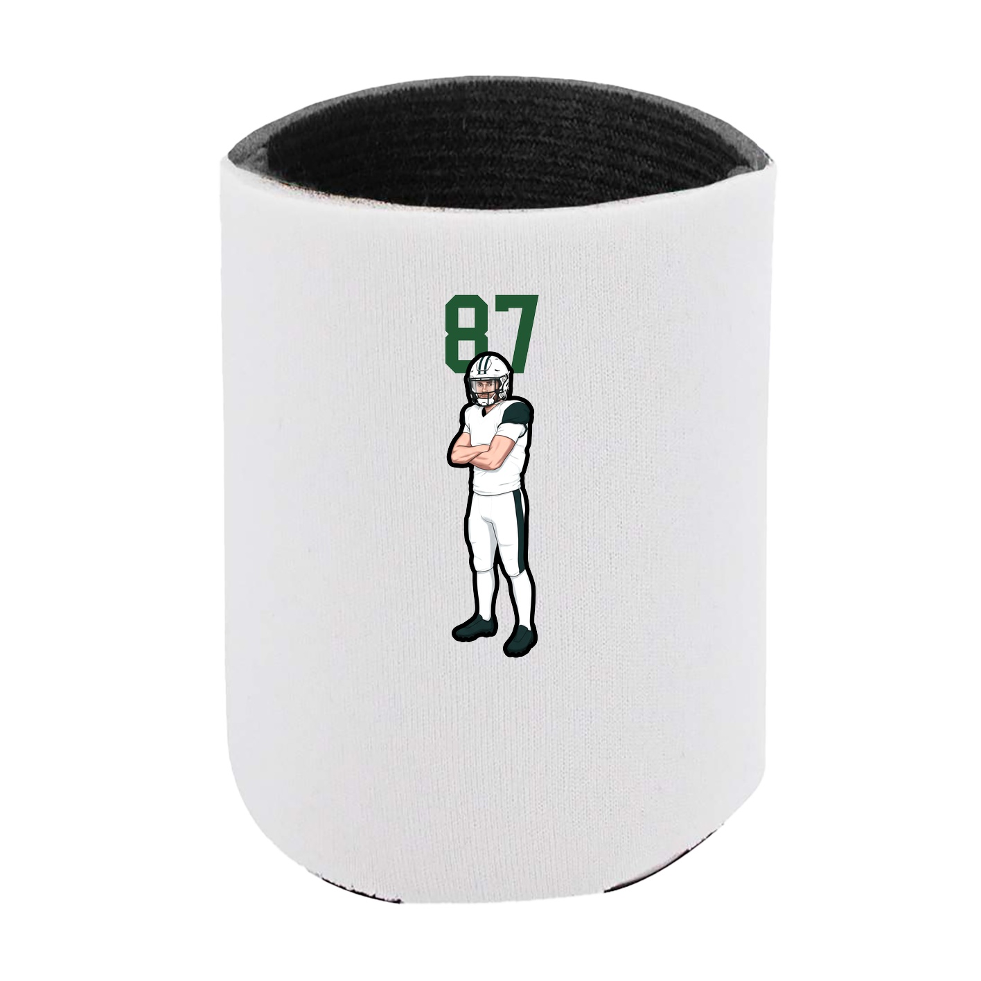 Can Holder — Number Top in White