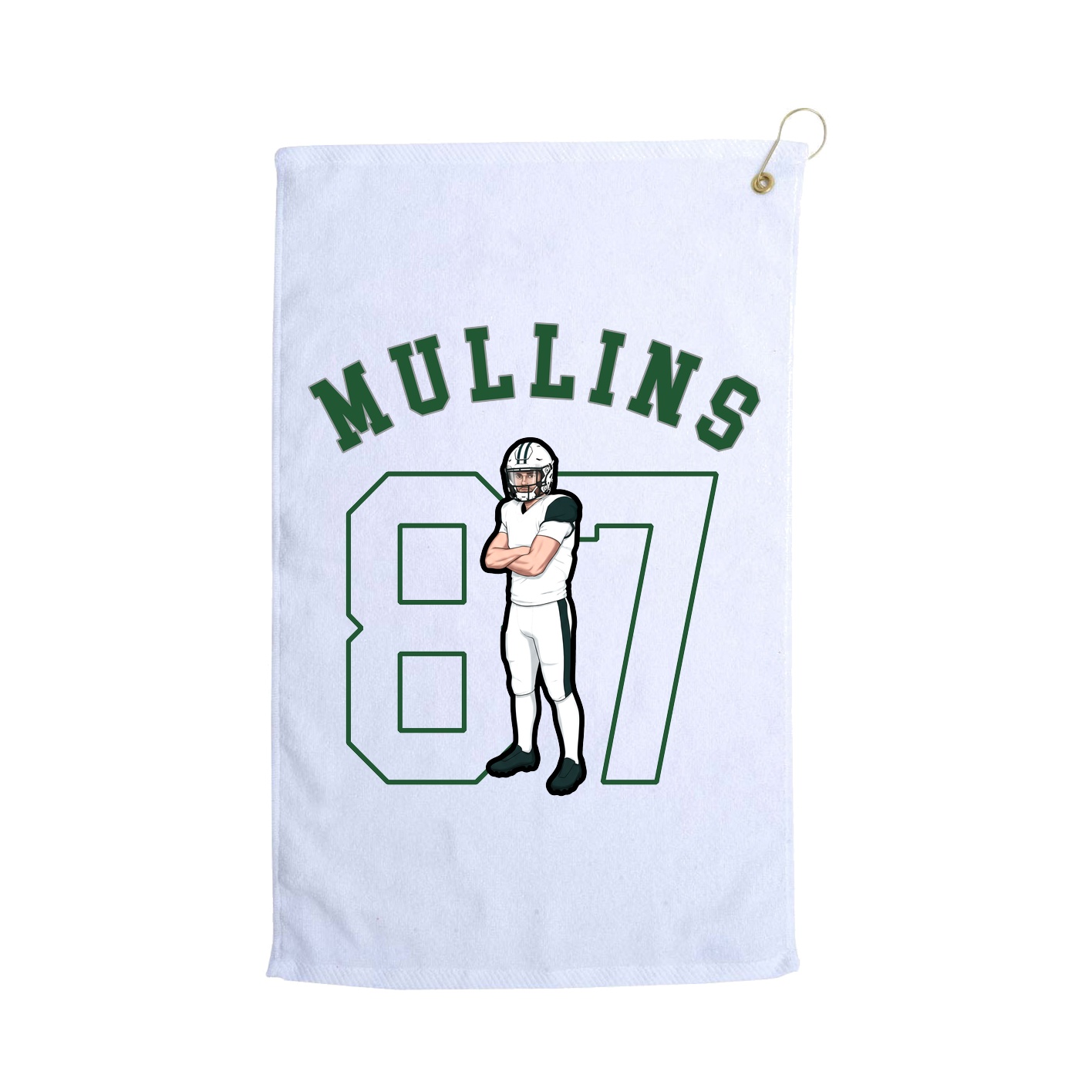 Golf Towel — Shirsey Arch in White