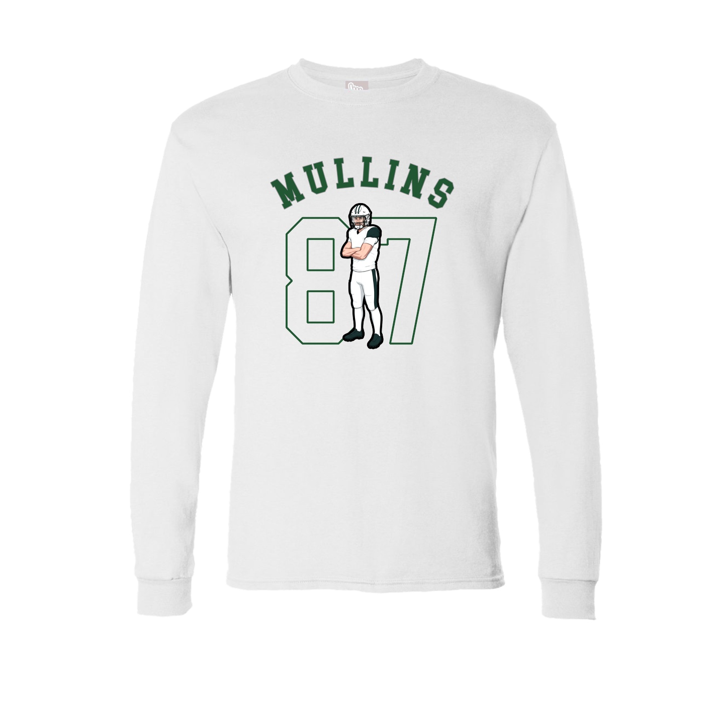 Long Sleeve Tee — Shirsey Arch in White