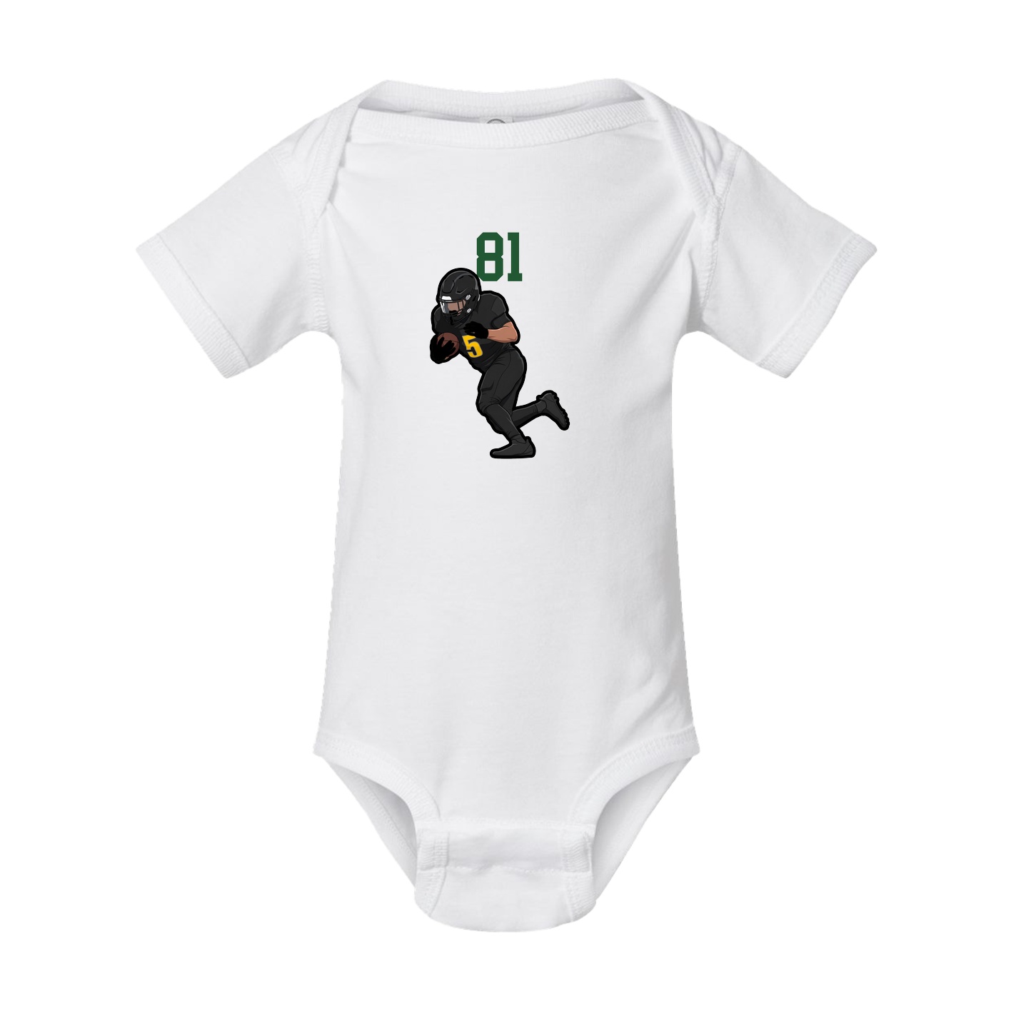 Baby Onesie — Number Top in White