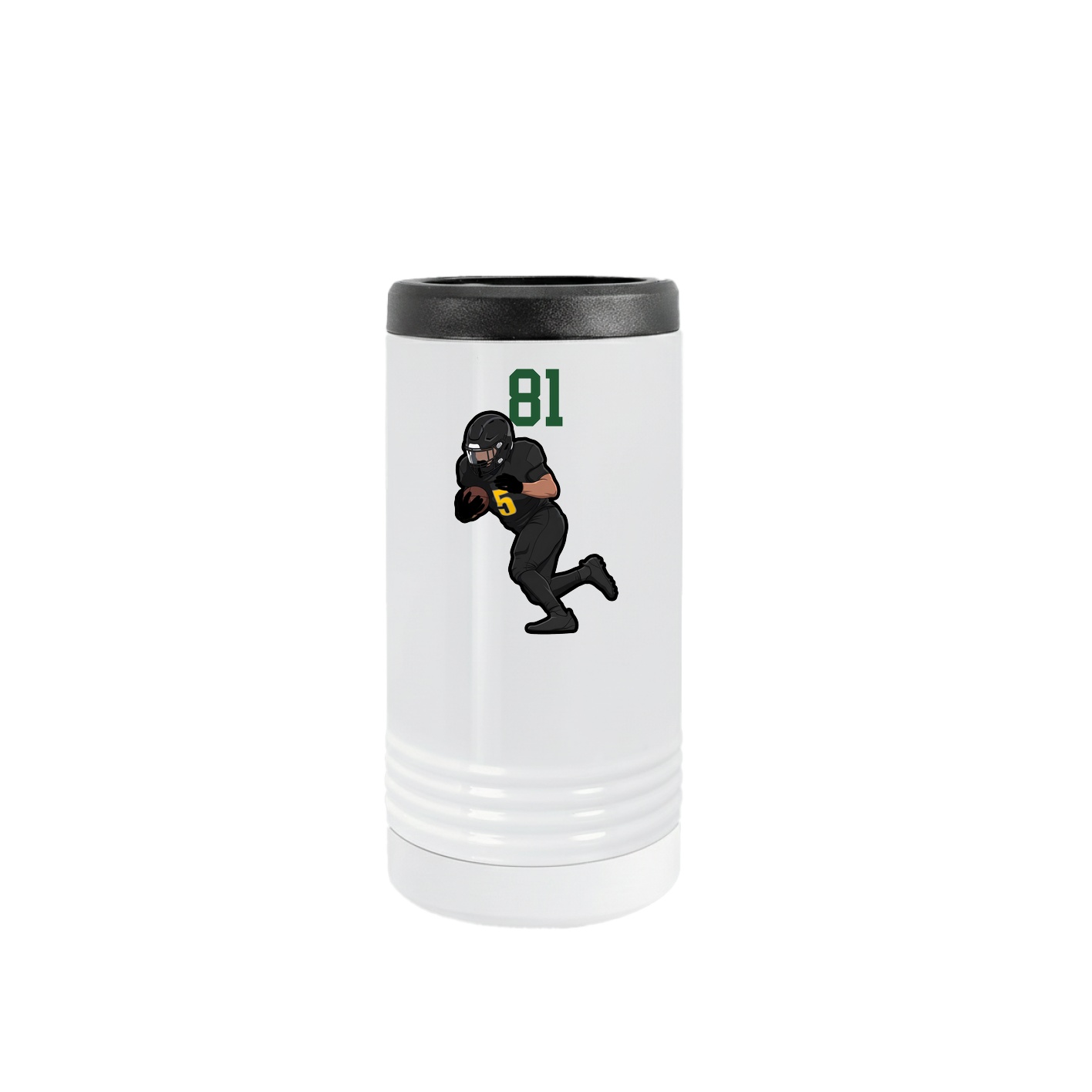 Slim Beverage Holder — Number Top in White
