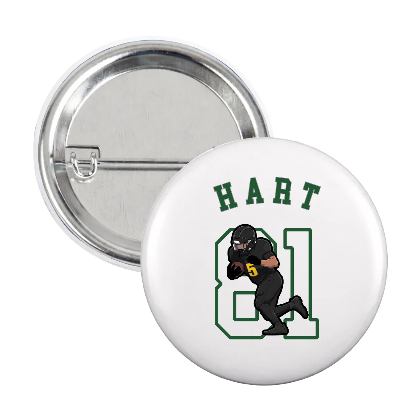 Game Day Button — Shirsey Arch in White