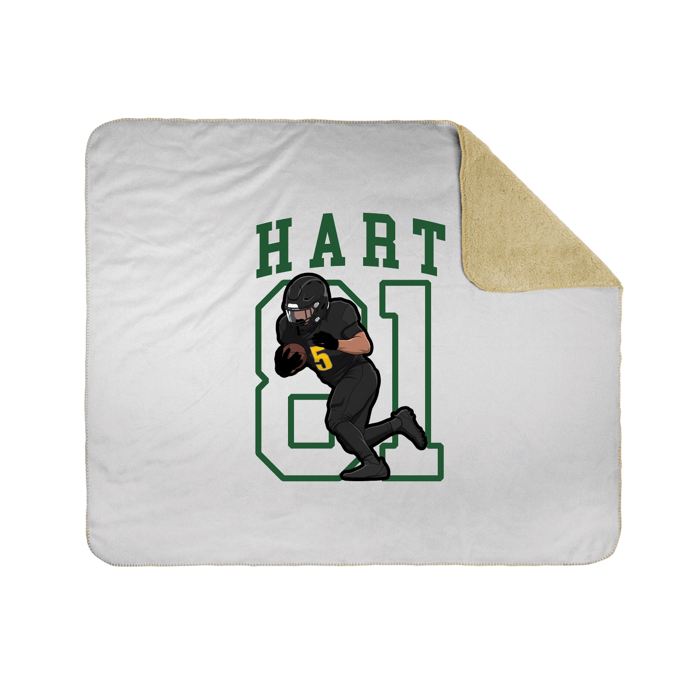 50x60 Sherpa Lined Throw Blanket