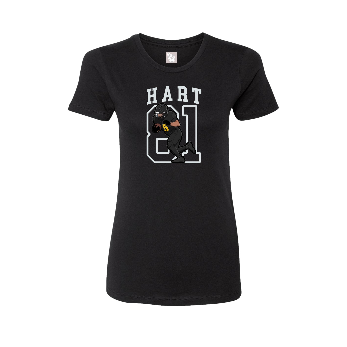 Fitted Women's Tee — Shirsey in Black