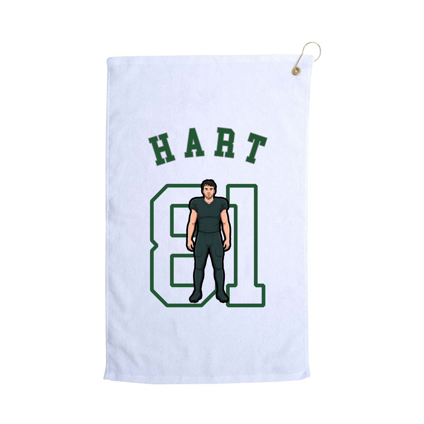 Golf Towel — Shirsey Arch in White