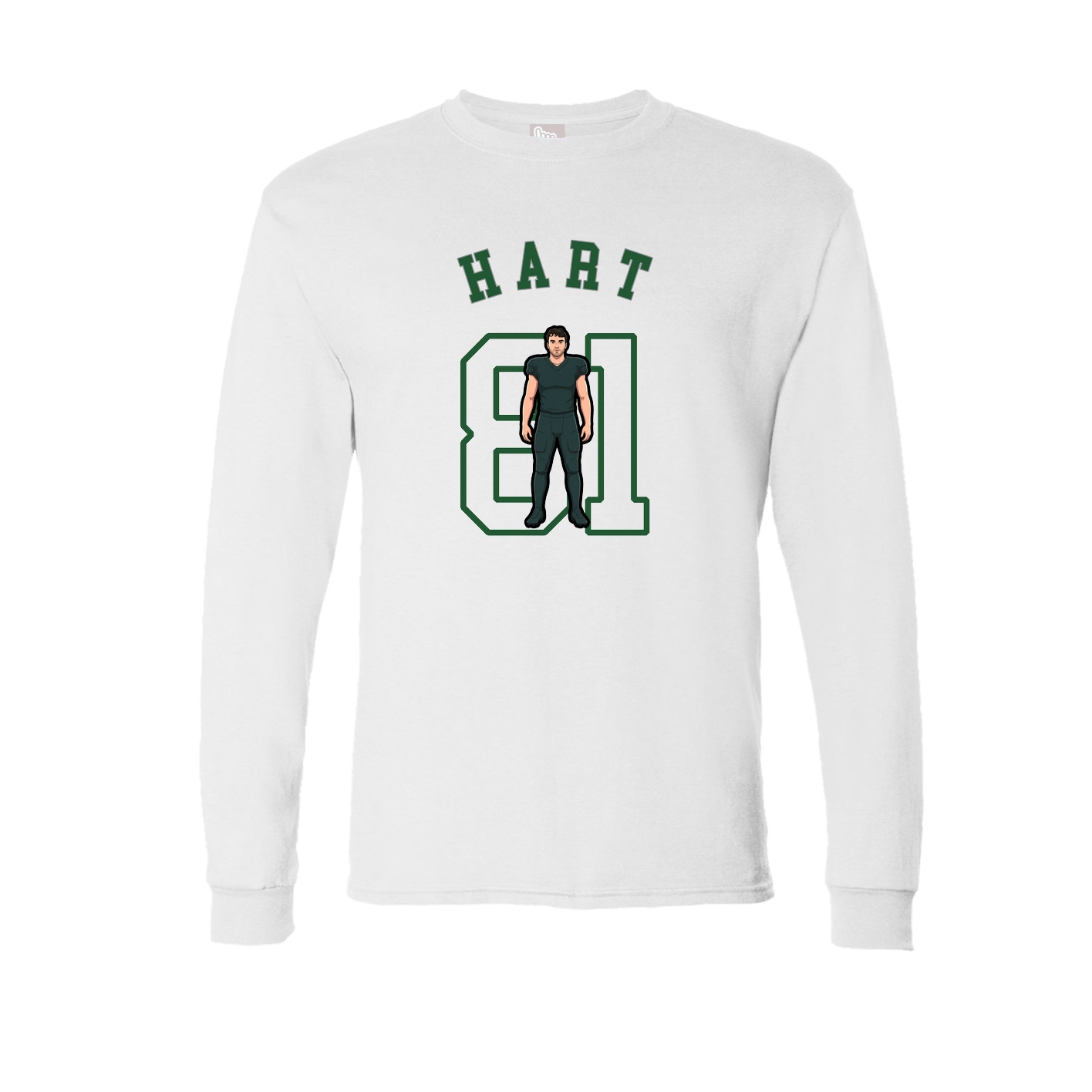 Long Sleeve Tee — Shirsey Arch in White