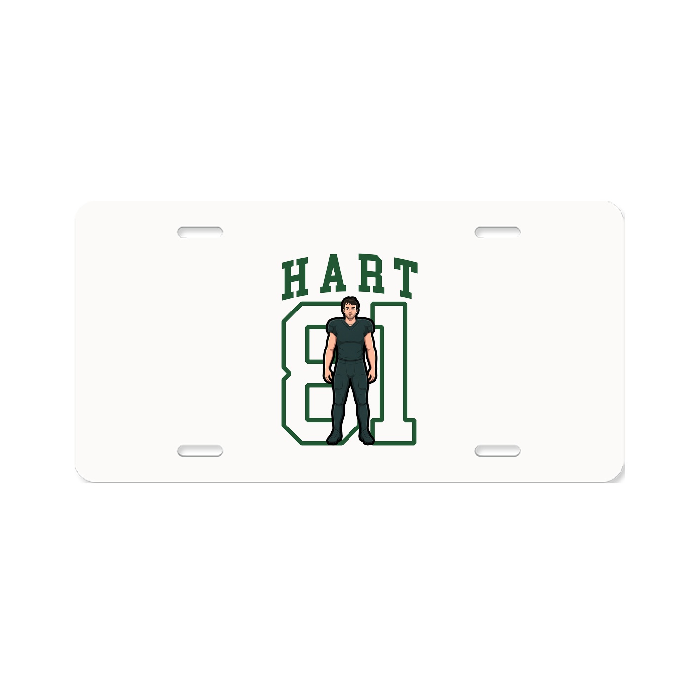 License Plate — Shirsey in Classic