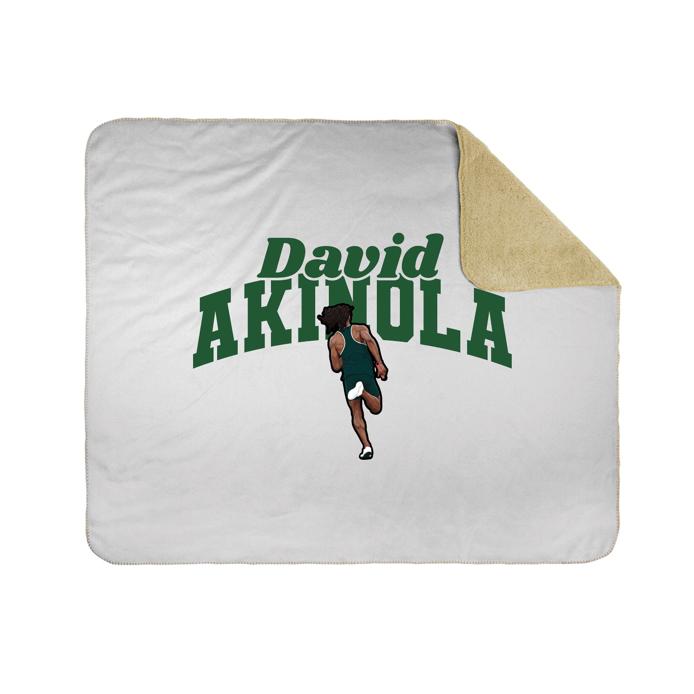 Throw Blanket — Signature Arch in White