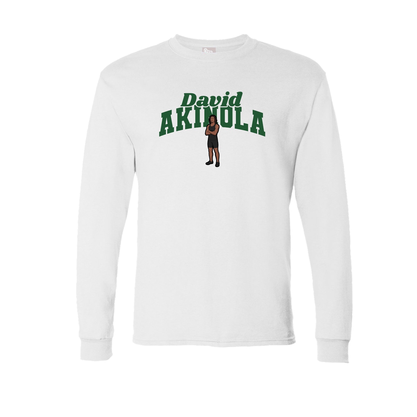 Long Sleeve Tee — Signature Arch in White