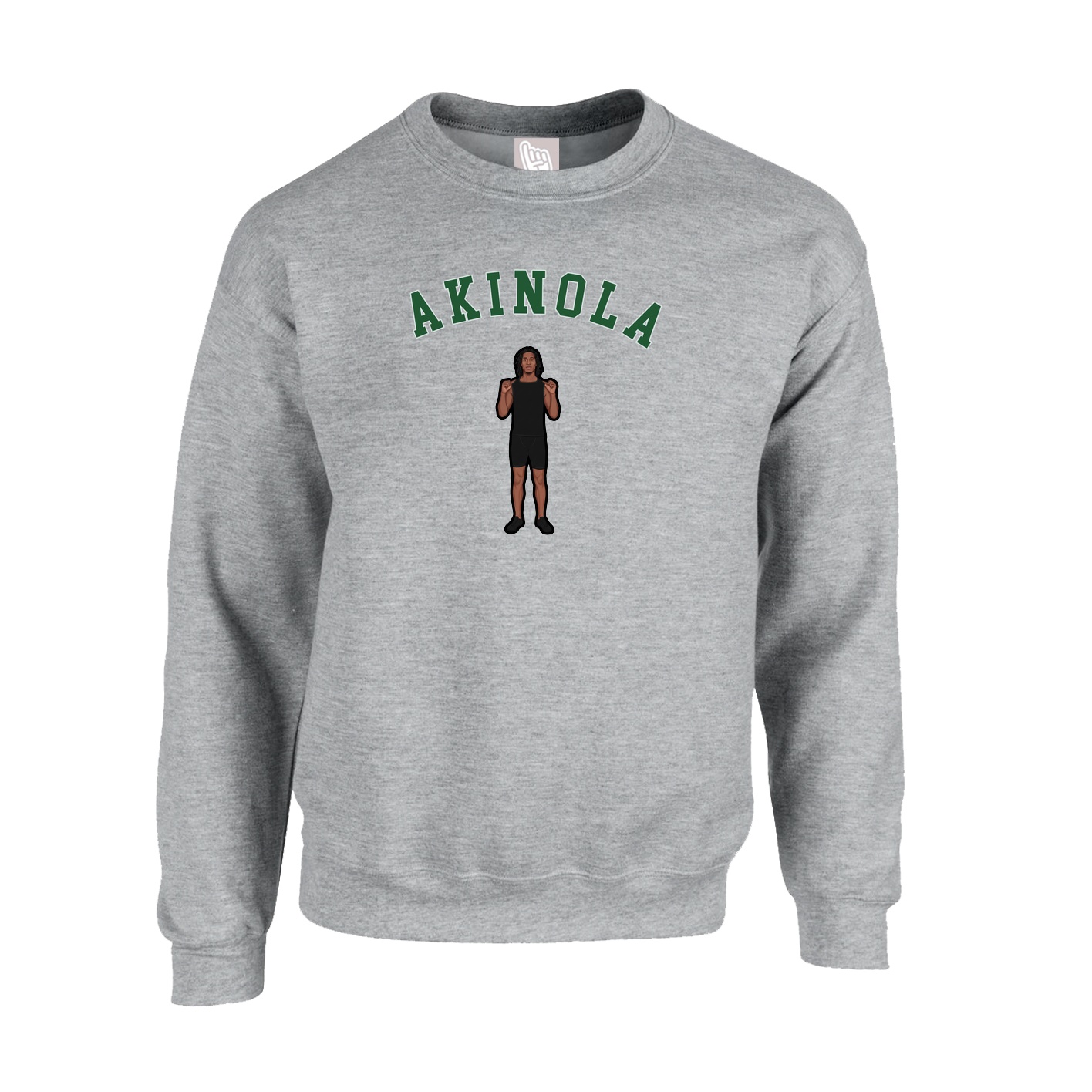 Fleece Crew — Shirsey Arch in Grey