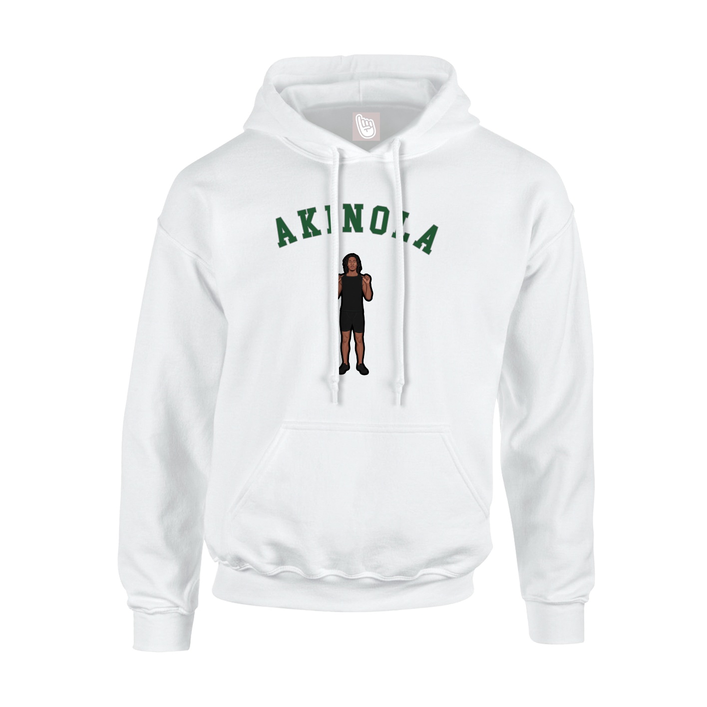 Youth Hoodie — Shirsey Arch in White