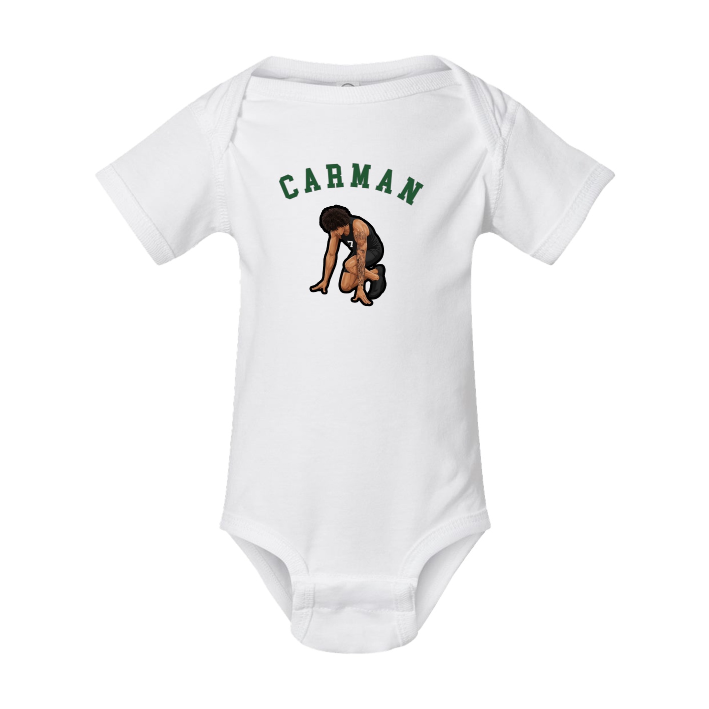 Baby Onesie — Shirsey Arch in White