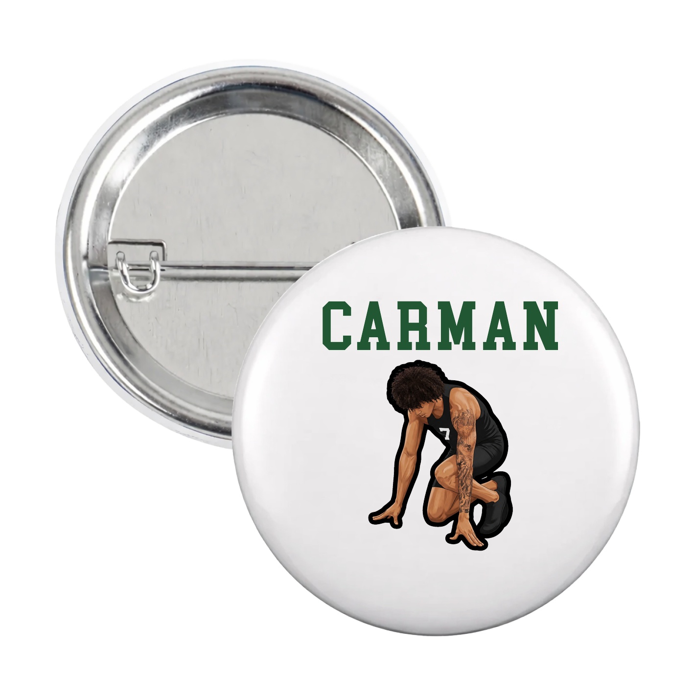 Game Day Button — Shirsey in White