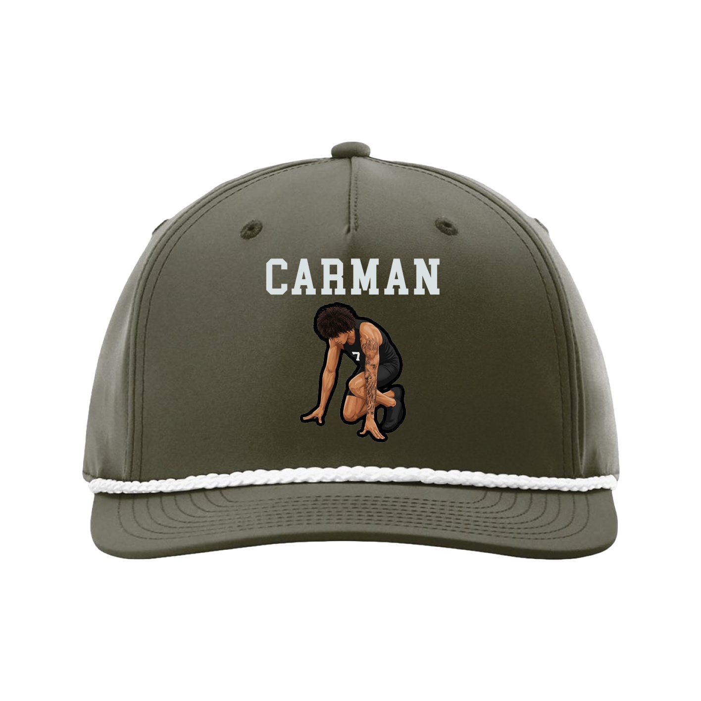 Five-Panel Classic Rope Cap — Shirsey in Green